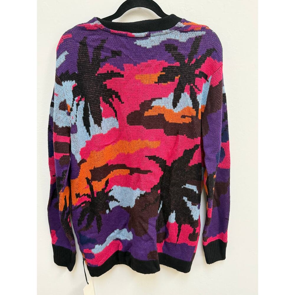 Scotch & Soda Colorful Abstract Wool Blend Button Front Cardigan Sweater M NWT - Picture 5 of 8